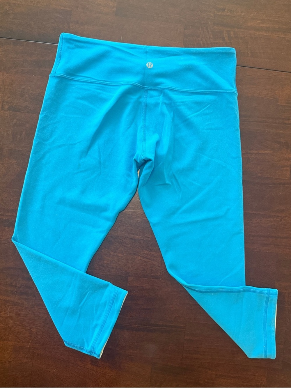 lululemon athletica Kids Teal Blue Stretch Leggings